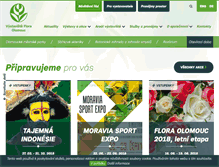 Tablet Screenshot of flora-ol.cz